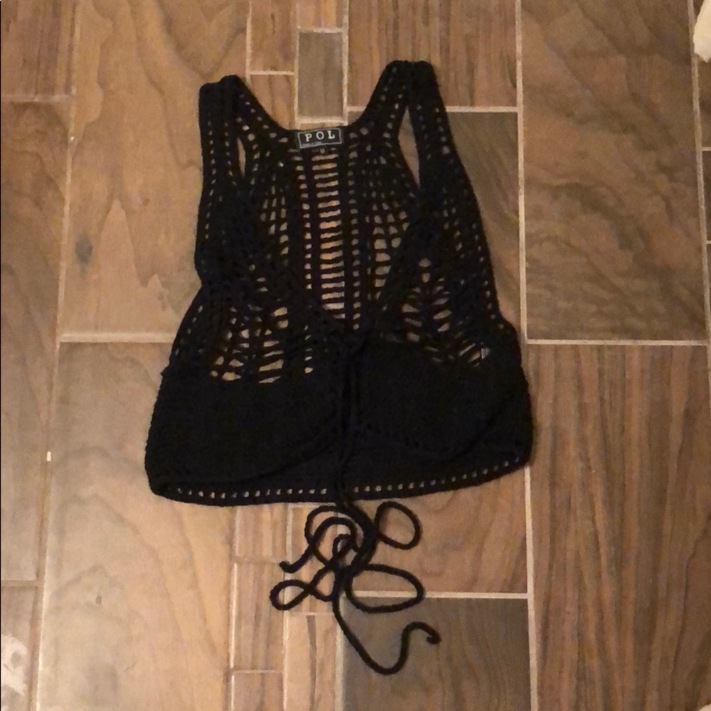 POL crochet vest never worn